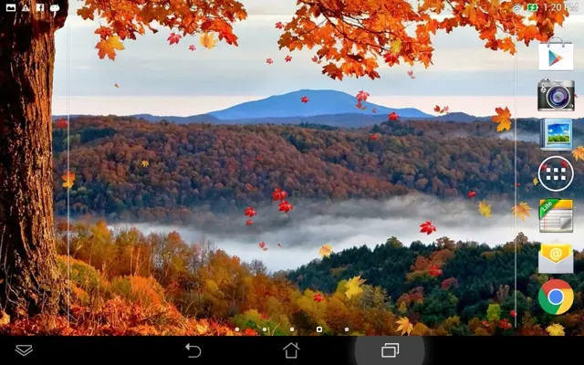 Falling Leaves Live Wallpaper android App screenshot 0